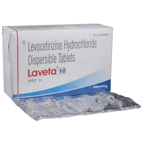 laveta 10mg tablet 15's